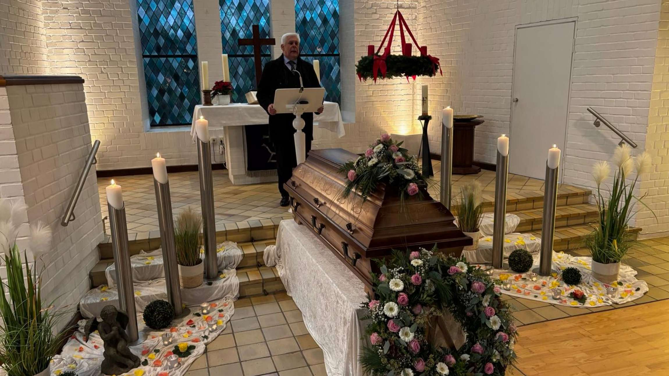 Trauerrede von Milde in Kirche
